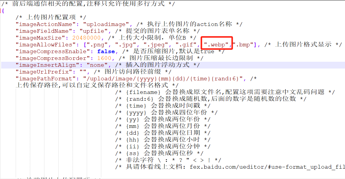 Website program modification webp image issue